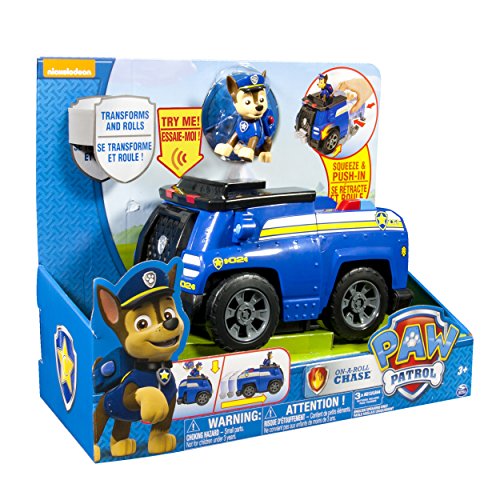 Spin Paw Patrol On-a-Roll Vehicle - Chase Deluxe
