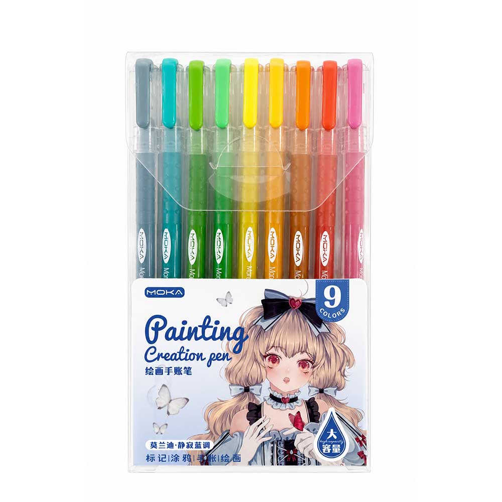 Waya Painting Creation Pen 9 pcs Set 