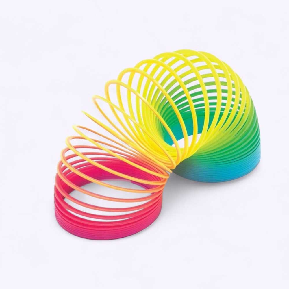 Waya Rainbow Colour Slinky 7cm dia.