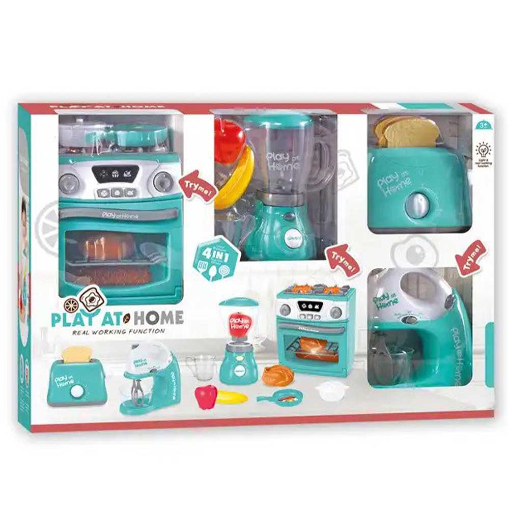 Waya Light Green 4-In-1 Small Appliance Combination