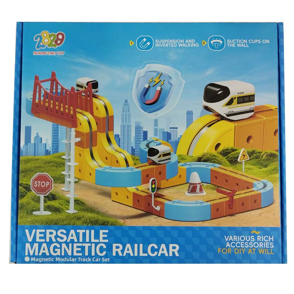 Waya Versatile Magnetic Railcar – 97pcs